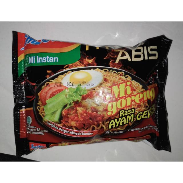 

Indomie ayam geprek