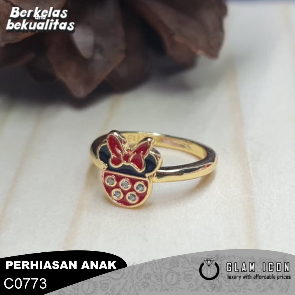 Cincin anak Karakter Minimo head  C0773 CAG