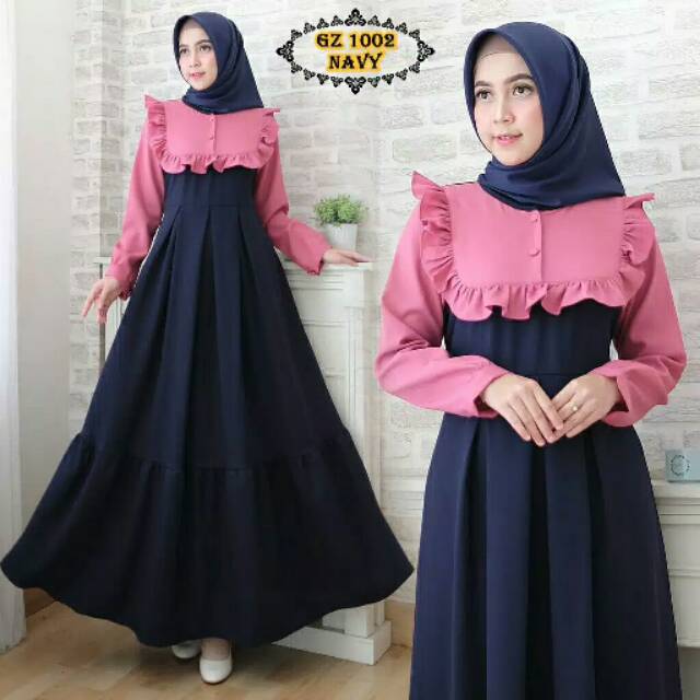  Gamis  murah  gamis  lucu baju  muslim wanita Shopee  