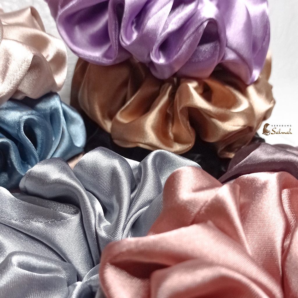 Ikat Rambut Scrunchie Satin Maxmara Premium