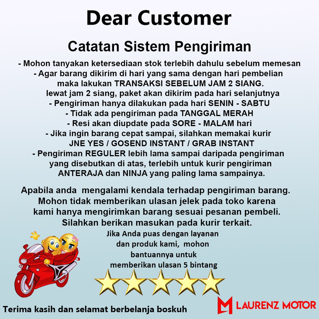 Karet Shock Depan Universal Semua Motor - Cover Shock Depan Motor Beat Vario kLX Ninja Rx King Mega-4