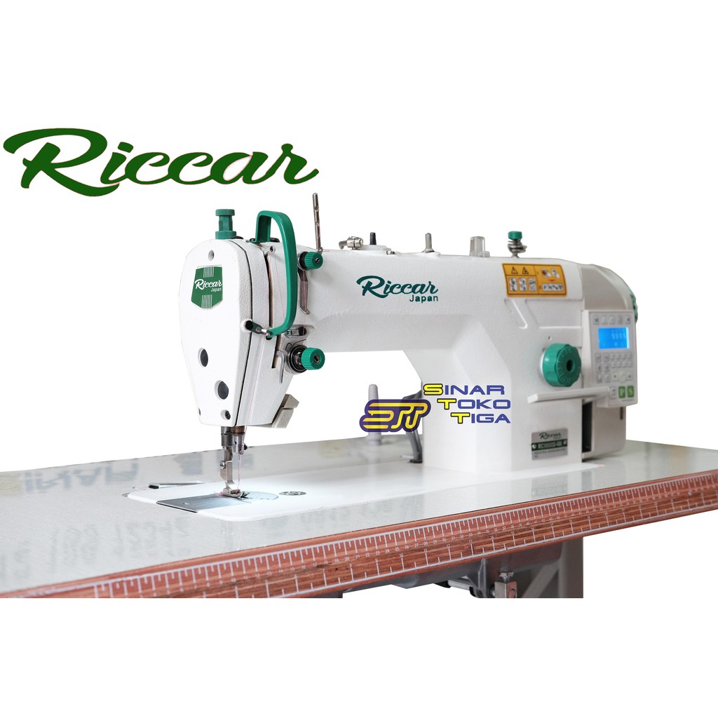 RICCAR RC 9800 MESIN JAHIT SERVO AUTO TRIMMER ( PUTUS / POTONG BENANG OTOMATIS ) HIGH SPEED KONVEKSI