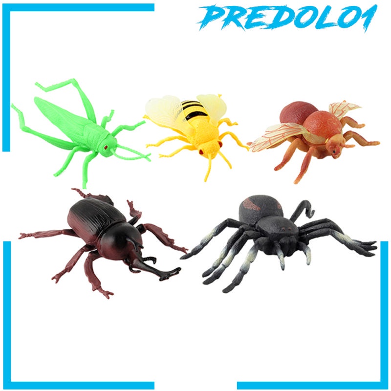 (Predolo1) 12pcs Mainan Simulasi Labalaba Besar Untuk Lelucon / Hadiah Halloween