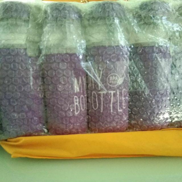 Promo [1kg 12pcs] My Bottle Transparan Bening Dengan Sarung Anti Pecah