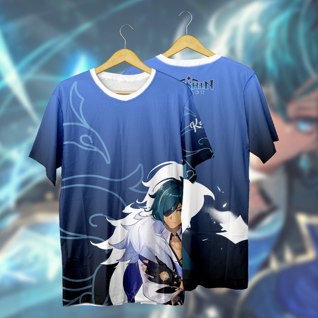 Baju Kaos Full Print GENSHIN KAEYA.NP