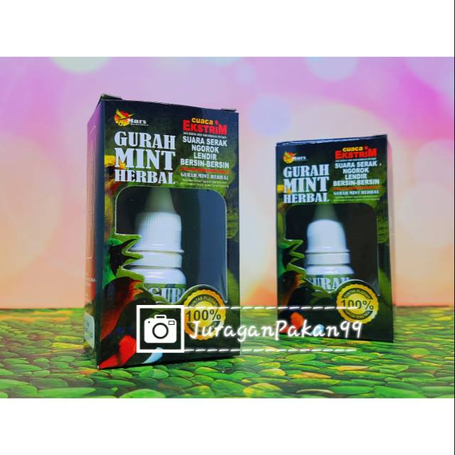 GURAH MINT HERBAL Obat Burung Kicau