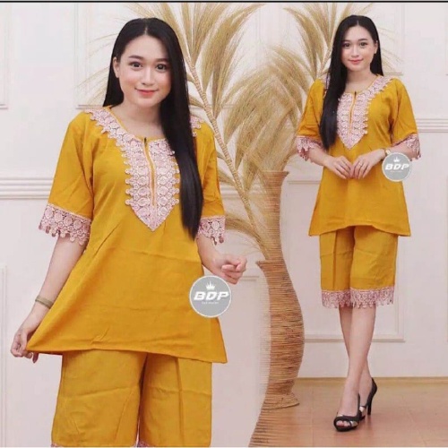 GRATIS ONGKIR // SETELAN ARABIAN LENGAN PENDEK CELANA PENDEK VARIAN RENDA POLOS // Setelan piyama pe