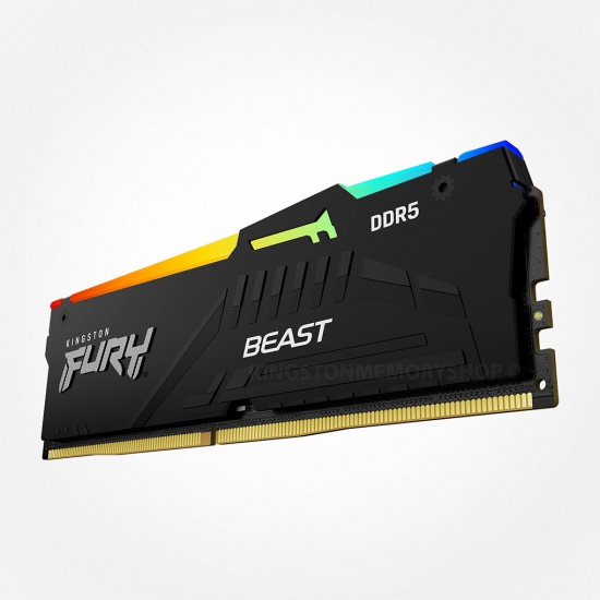 Kingston Fury Beast RGB 16GB DDR5 Single 5200MHz 5200 KF552C40BBA-16