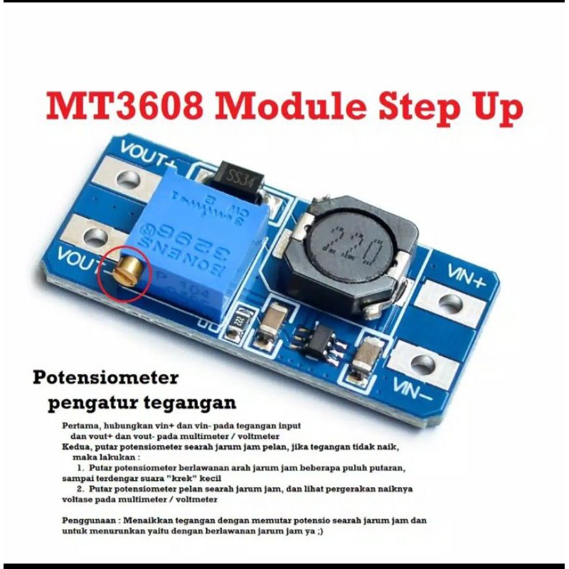 modul step up DC - DC MT 3608