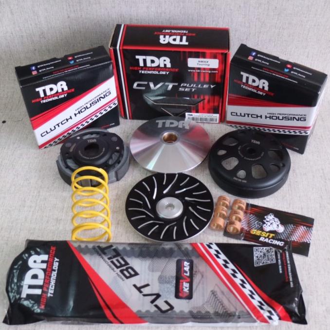 Paket Upgrade Cvt Nmax-Nmax New Tdr Kampas Ganda-Roller-Pulley-Per Cvt