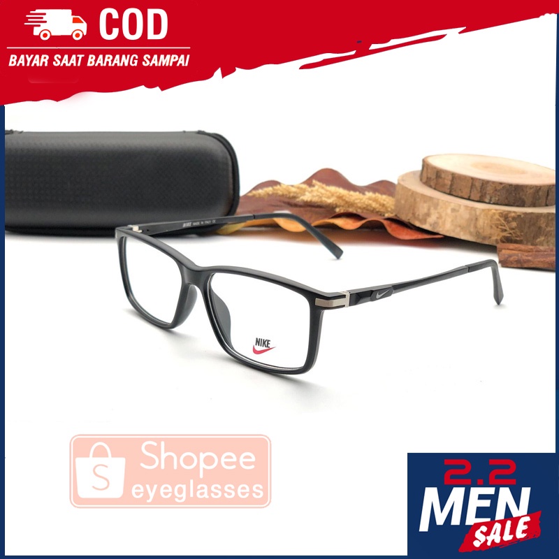 Frame Kacamata NIKE N0528 Sport Sporty Pria Wanita Minus Plus Baca