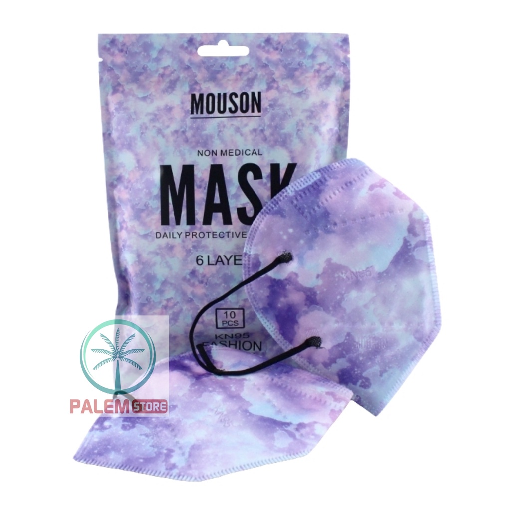 MASKER KN95 MURAH MOUSON - PER 1 BOX 10 PC