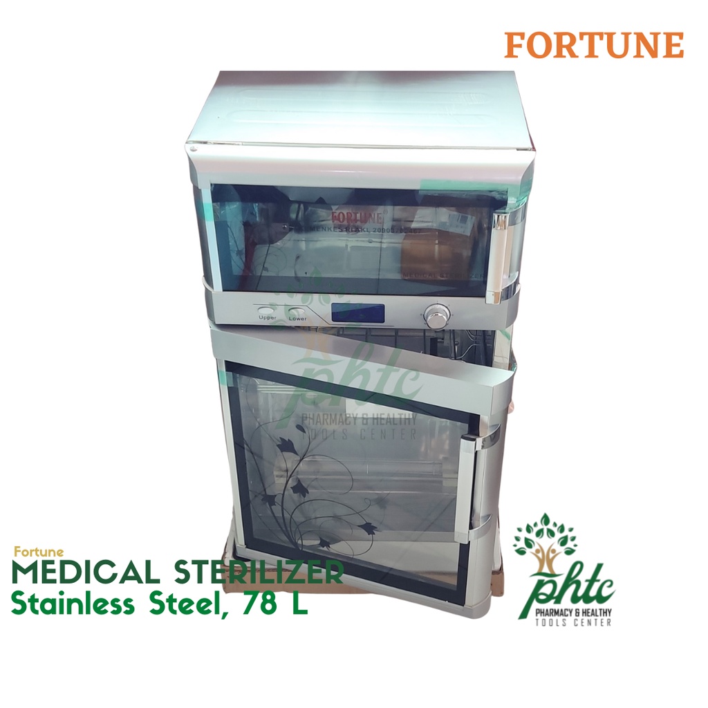 FORTUNE Sterilisator 2 Pintu l Medical Sterilizer l Sterilisator Kering 2 Pintu