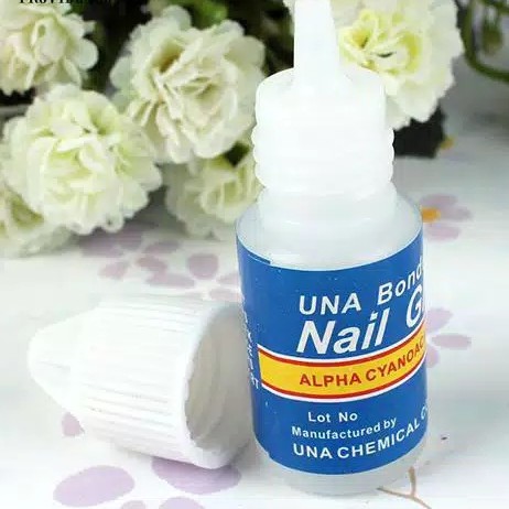 Nail Glue 3gr / Lem Kuku /Una Bon/ Lem kuku palsu lem kuku palsu