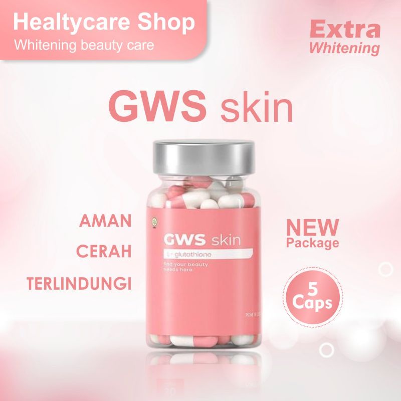 GWS SKIN Whitening Body Pemutih Badan 7X Extra Booster Pemutih Kulit Seluruh Tubuh & Suplemen Pemuti