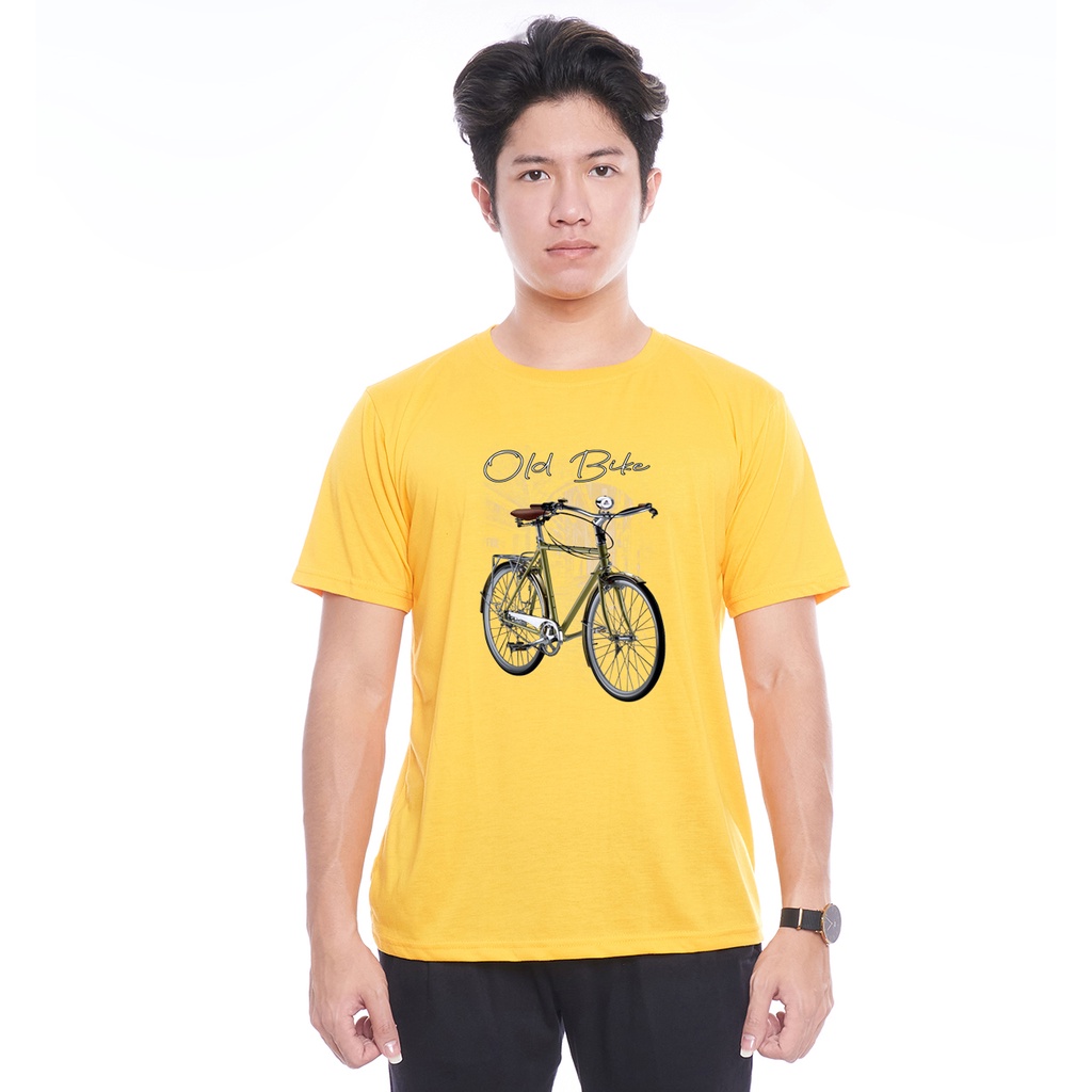 Kaos Oblong Pendek Gambar Old Bike