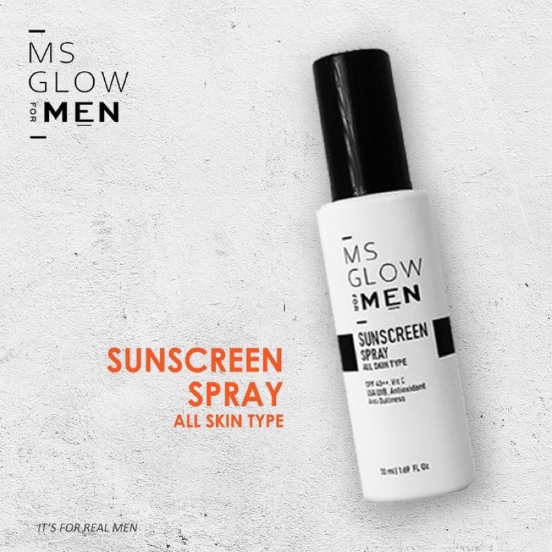 Sunscreen spray MS glow for man