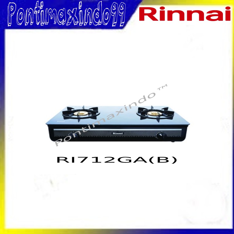 Kompor Rinnai 2 Tungku RI 712GA(B)