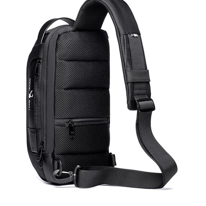 WEIXIER 9529 Tas Selempang Pria Shoulder Bag USB Port Anti Maling WK-SBY 