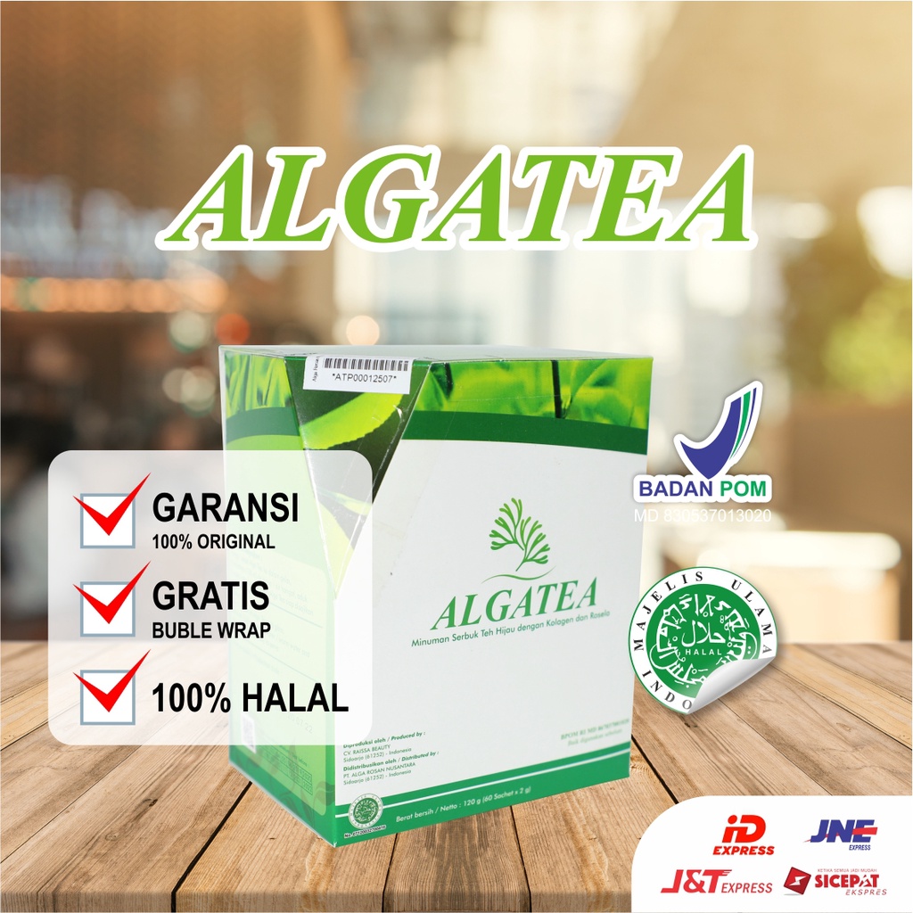 Teh Hijau Diet Suplemen Kesehatan Alami Anti Kangker Tumor Mengandung Kolagen dan Ekstrak Rosella 12