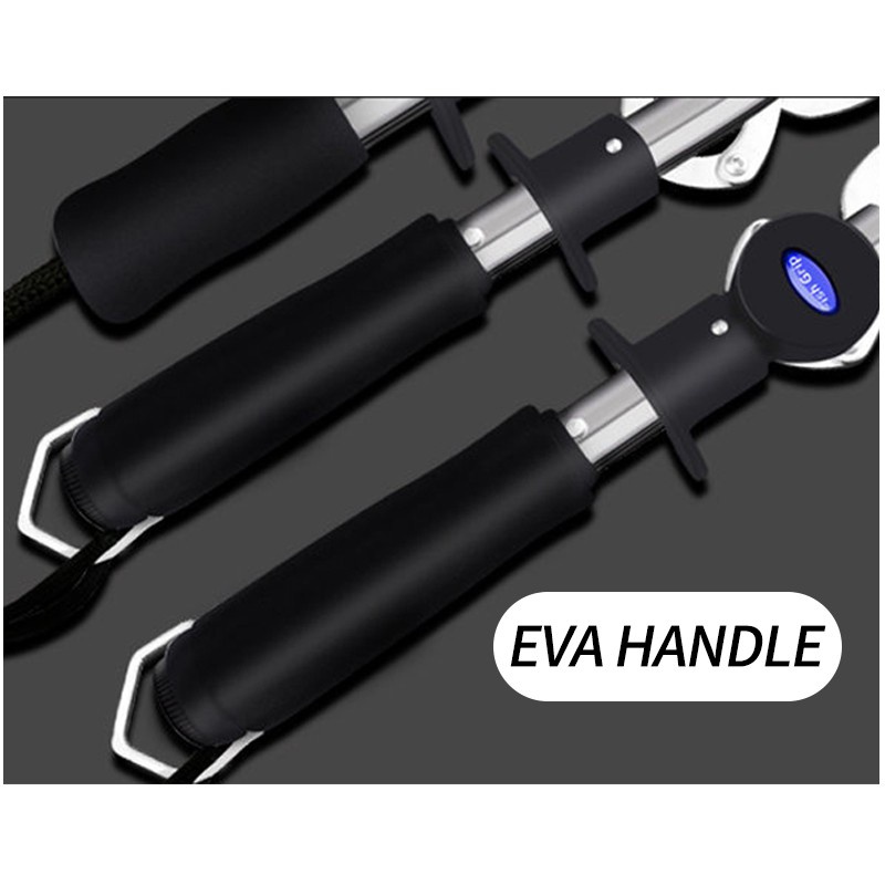 1pc Alat Penjepit Bibir Ikan Portable Bahan Stainless Steel Dengan Gagang EVA