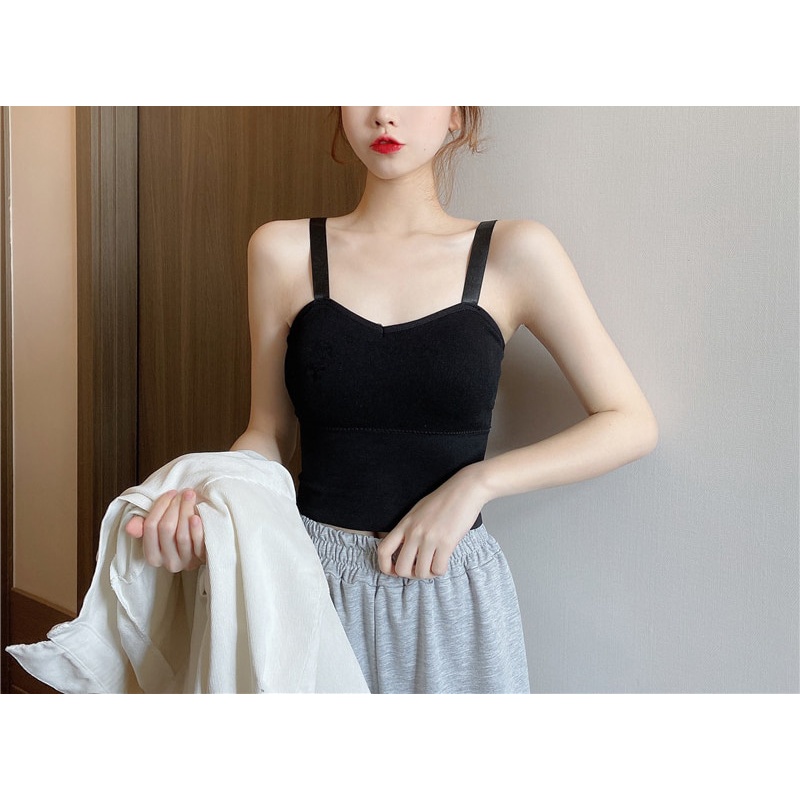 KINDSTORE❤ | Nista Tanktop Bra / Tanktop Crop dengan Tali