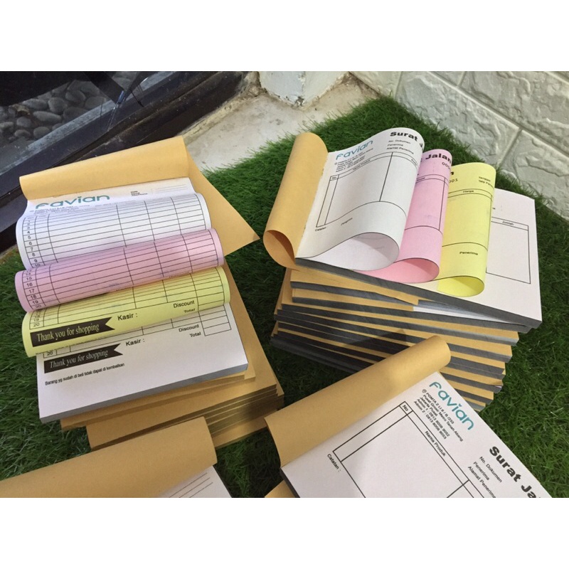 

cetak nota Custom A5 3 rangkap nomorator & cacah