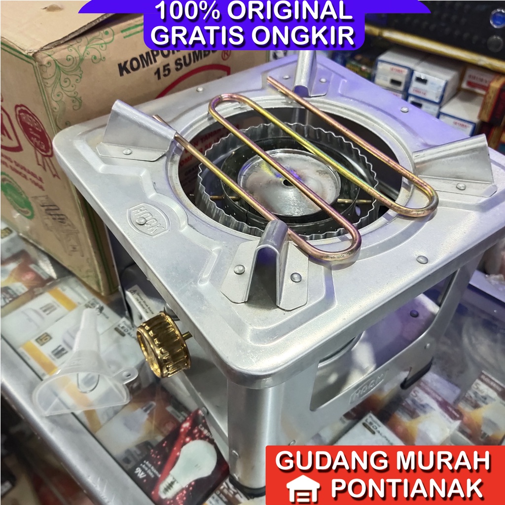 Kompor Hock 15 sumbu Minyak Tanah Kompor Minyak Bio Solar Hock / Bio Diesel Stove 15 sumbu