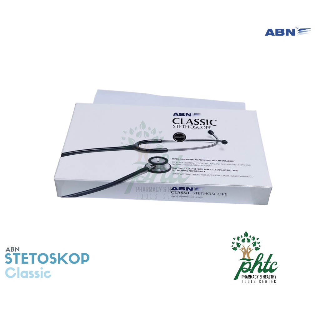 ABN™ CLASSIC Stetoskop l Professional Stethoscope with Rugged Durability and High Acoustic Response