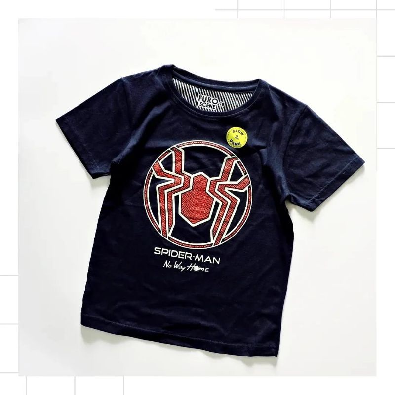 KAOS ANAK LAKI LAKI SUPER HERO GLOW IN THE DARK MARVEL CAPTAIN AMERICA ATASAN KID COWOK MURAH