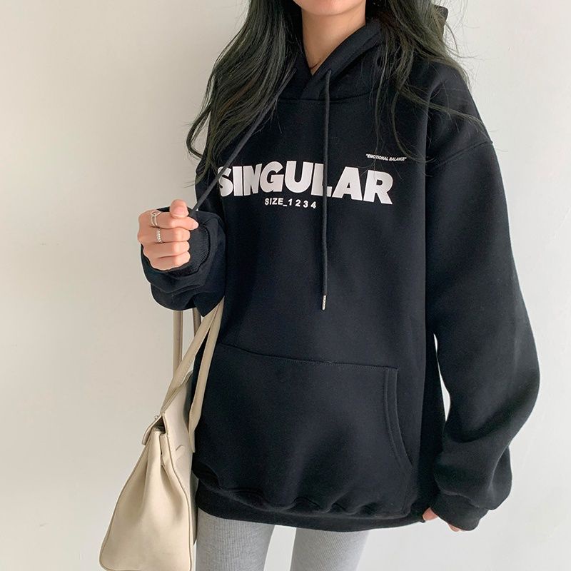 Hoodie SINGULAR (S M L XL 2XL 3XL 4XL 5XL 6XL) Jaket Jumper Emotional Balance Korean Harajuku Urban Style OVERSIZE Jumbo Unisex