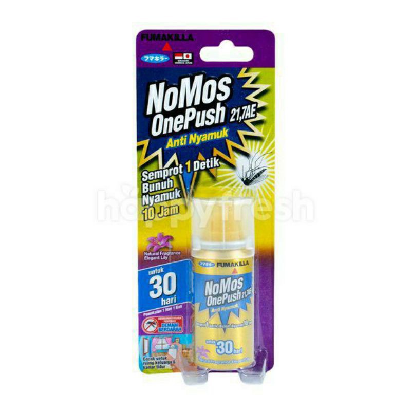 Nomos One Push Obat Nyamuk Semprot 60Hr - OBAT nyamuk sekali semprot bunuh nyamuk 10jam