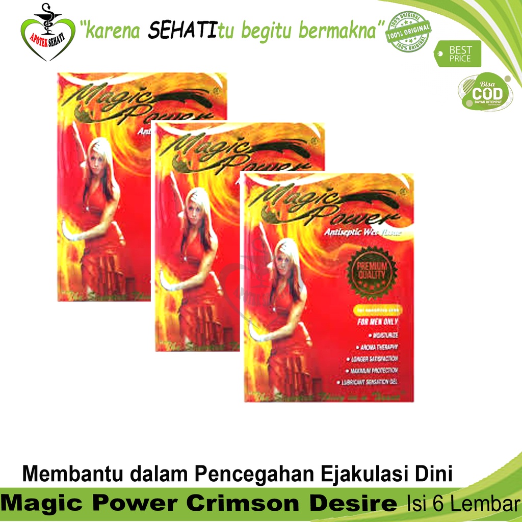 TISU MAGIC POWER CRIMSON DESIRE MERAH NEW