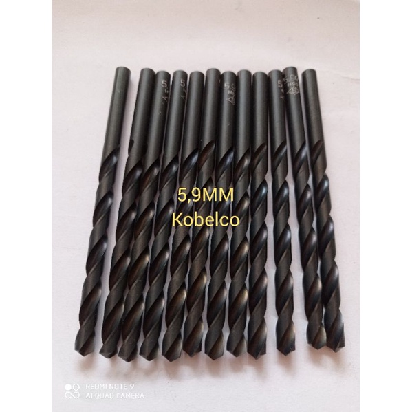 mata bor besi mata bor baja ringan 5,9mm