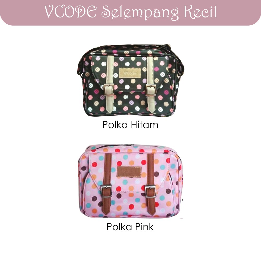 Tas Vcode Selempang kecil  Fashion Wanita Murah Berkualitas Lokal Original