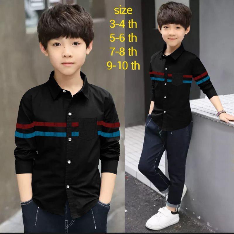 BS//COD//BAJU KEMEJA ANAK//JUAN//KIDS FASHION LENGAN PANJANG//GOOD QUALITY//REAL PICT