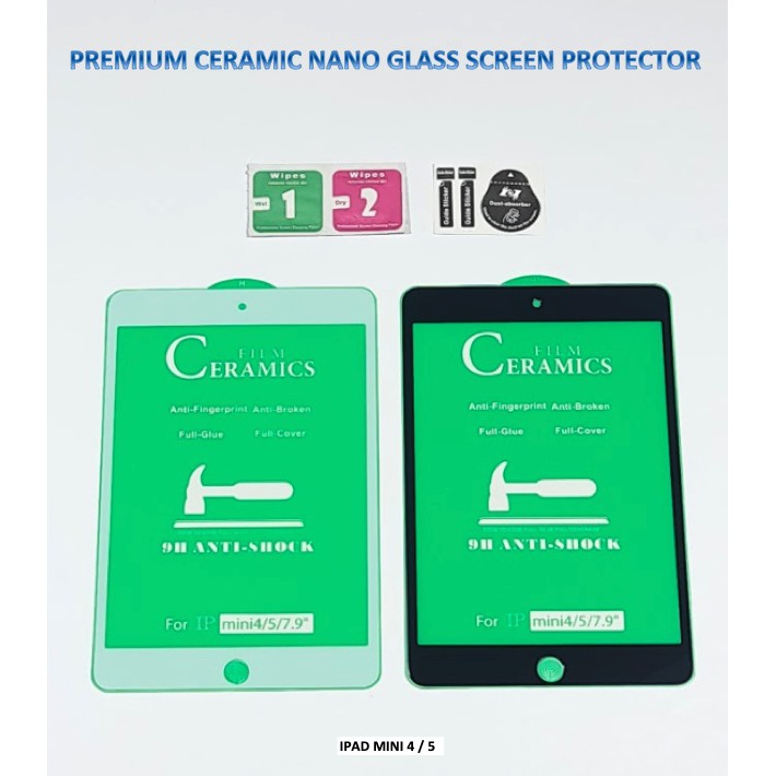 Ipad Mini 1 / 2 / 3 / 4 / 5 Ceramic Nano Glass AntiShock Screen Protector