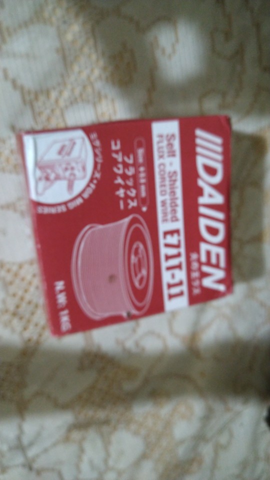 Daiden Kawat Las Flux Core 0.8 Mm Gasless Gas Less Mig Tanpa Gas Co E71t-11 E 71 T - 11 1kg Besi