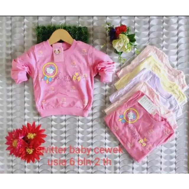 Sweater Anak Perempuan / Baju Anak IMPORT TANGAN PANJANG // 6 BULAN - 3TAHUN