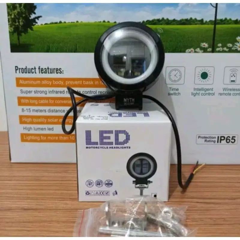 Lampu Tembak Sorot LED CWL 2 Mata Lensa 4D 20WATT Cree Angel Eyes 2 MOTIF Harga 1pcs