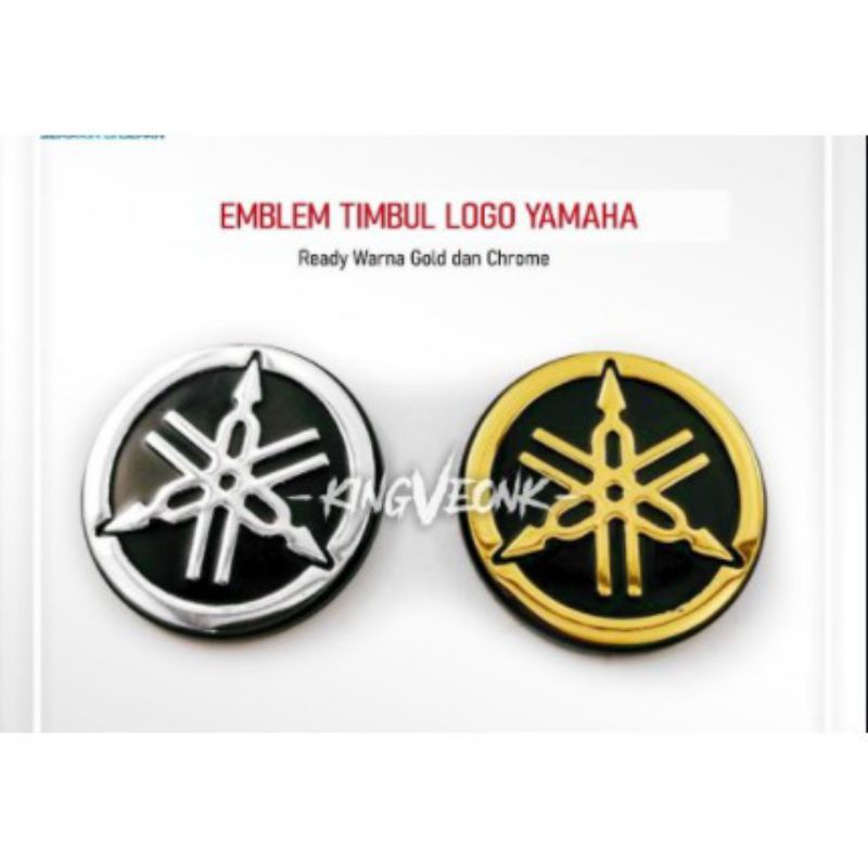 LOGO EMBLEM YAMAHA RX KING RXK RX  SPESIAL MIRIP ORIGINAL