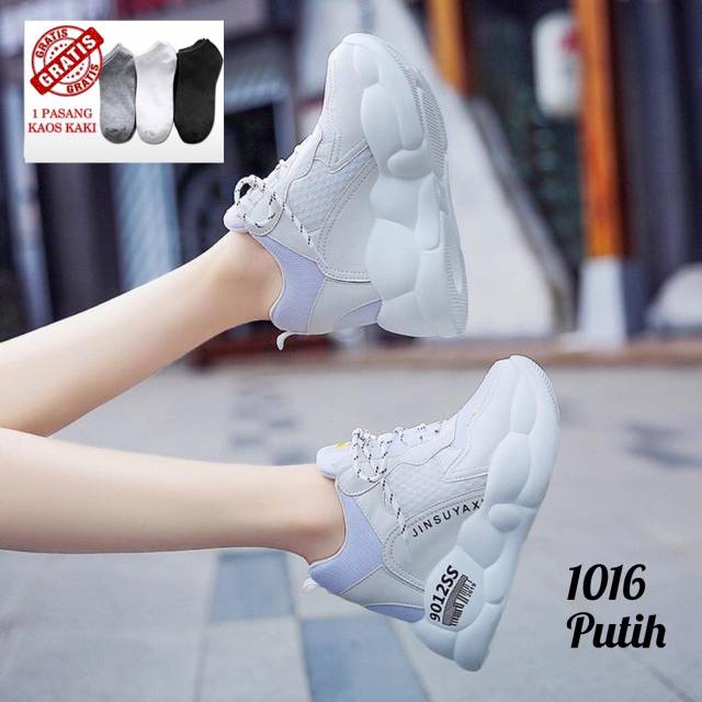 SEPATU WEDGES WANITA IMPOR KOREA 1016