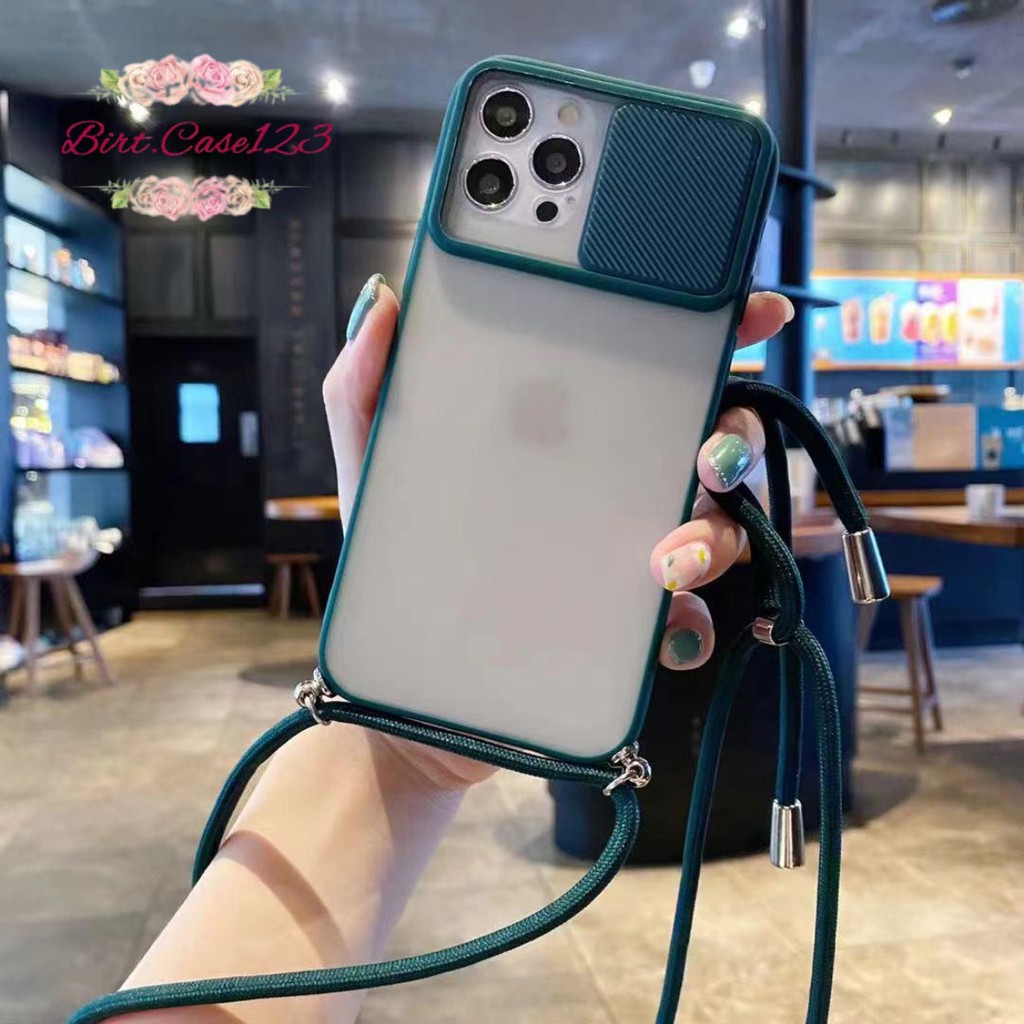 SOFTCASE SLINGCASE SLIDE PELINDUNG KAMERA IPHONE 6 6+ 7 7+ 8 8+ SE 2020 X XR XS MAX BC5705