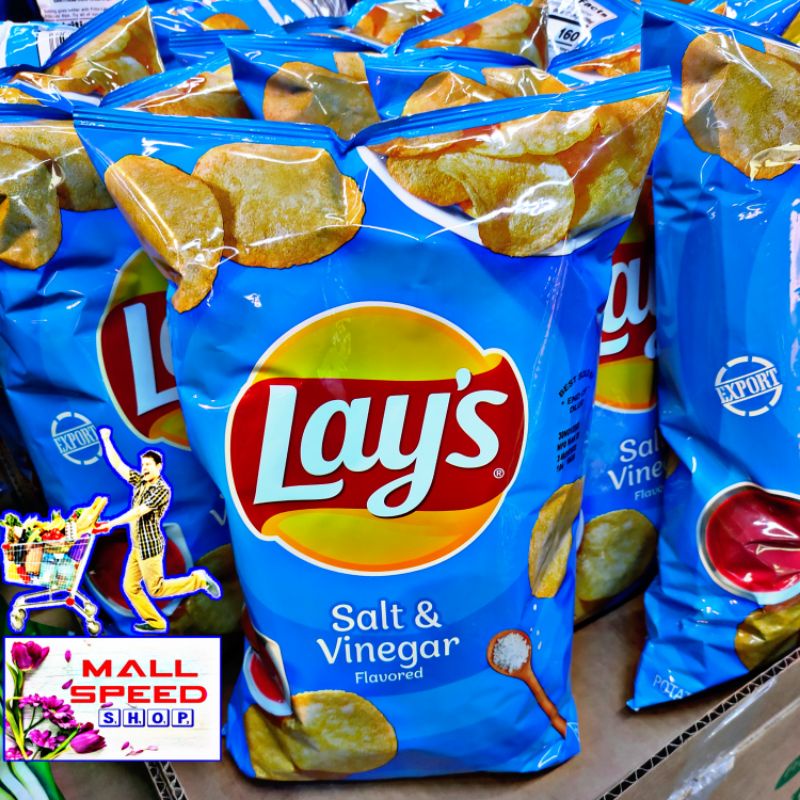 

lay's potato chips salt & Vinegar 184 gram import