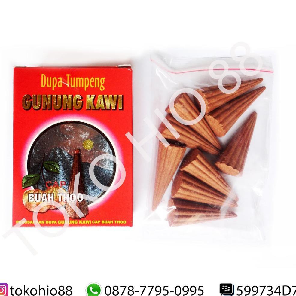 Dapatkan Hio / Dupa Cone / Kerucut / Tumpeng Buhur Wangi Gunung kawi Merk Buah Thoo Aromatherapy Inc