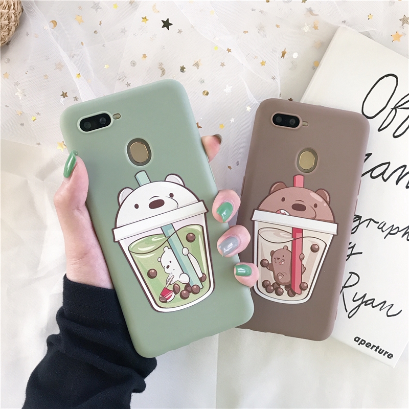 Soft Case OPPO A12 A53 2020 Reno 4 A3S A5 2020 A5S A92 A31 A9 2020 F9 PRO A33 2020 A11K A11 A1K A12S F7 A52 F5 A7 Reno 2F Reno 3 F5 Youth A91 A32 Reno 2Z A12E A72 A53S Realme 7i 5 5S 5i 6i 6 6S C15 C12 C11 C17 C3 C1 C2 Motif Kartun Lucu Cover-4