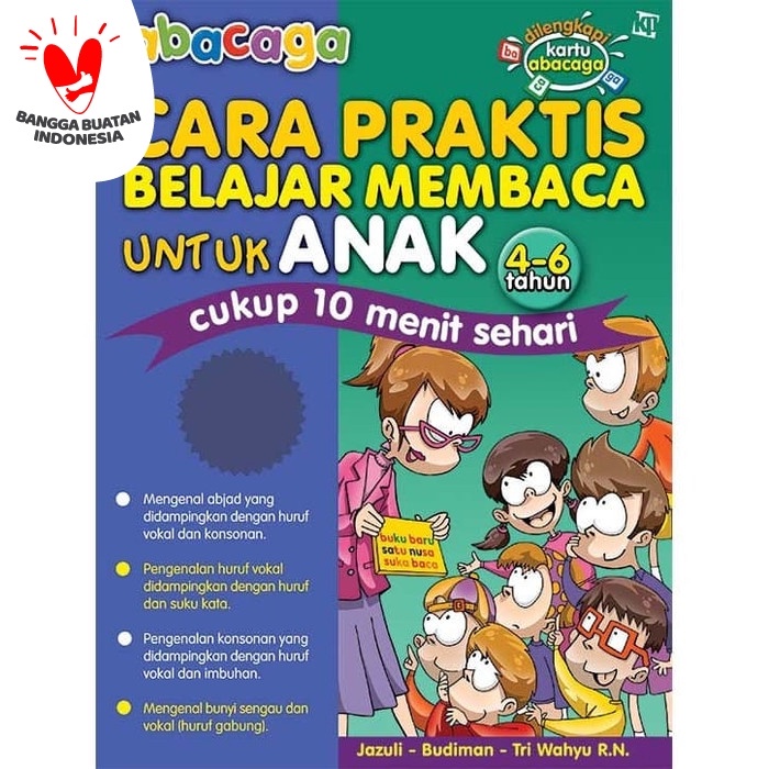 

❤BISA COD❤ abacaga; Cara Praktis Belajar Membaca untuk Anak (4-6 Tahun)