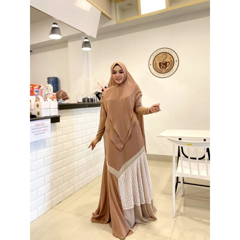 Set Khimar Sunny Ied Series by Viendra Syari