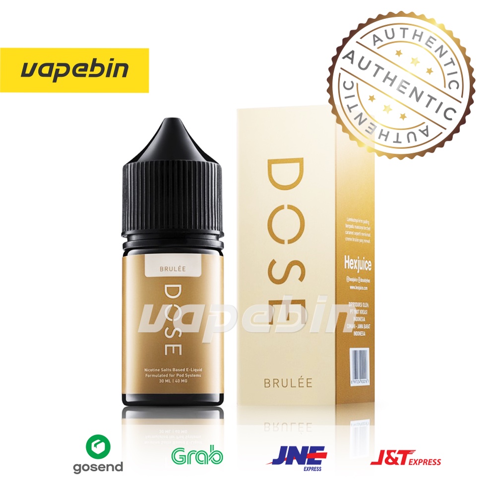 LIQUID DOSE SALT NIC - DOSE BRULEE 30ML - 40MG