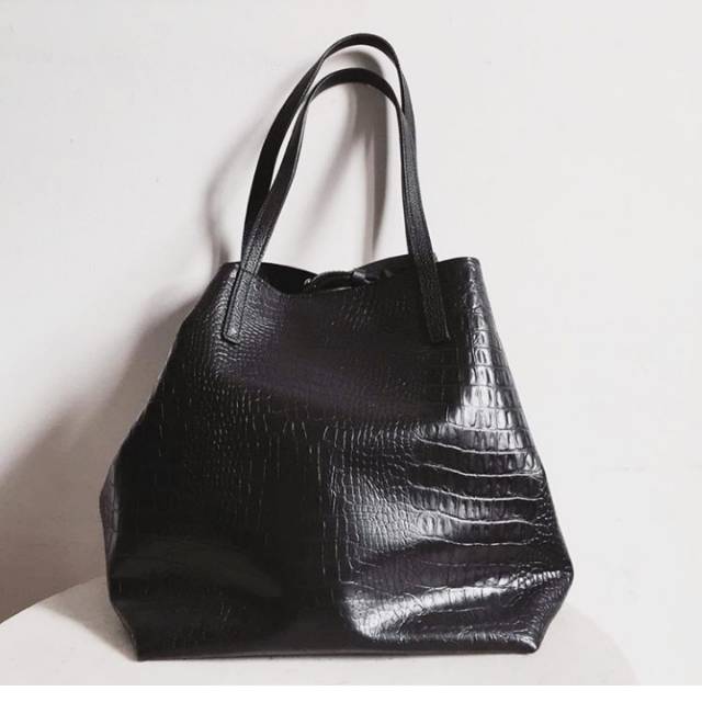 Preloved asha tote bag /croco bag by kaynn